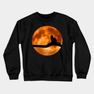 Cat Moon Crewneck Sweatshirt